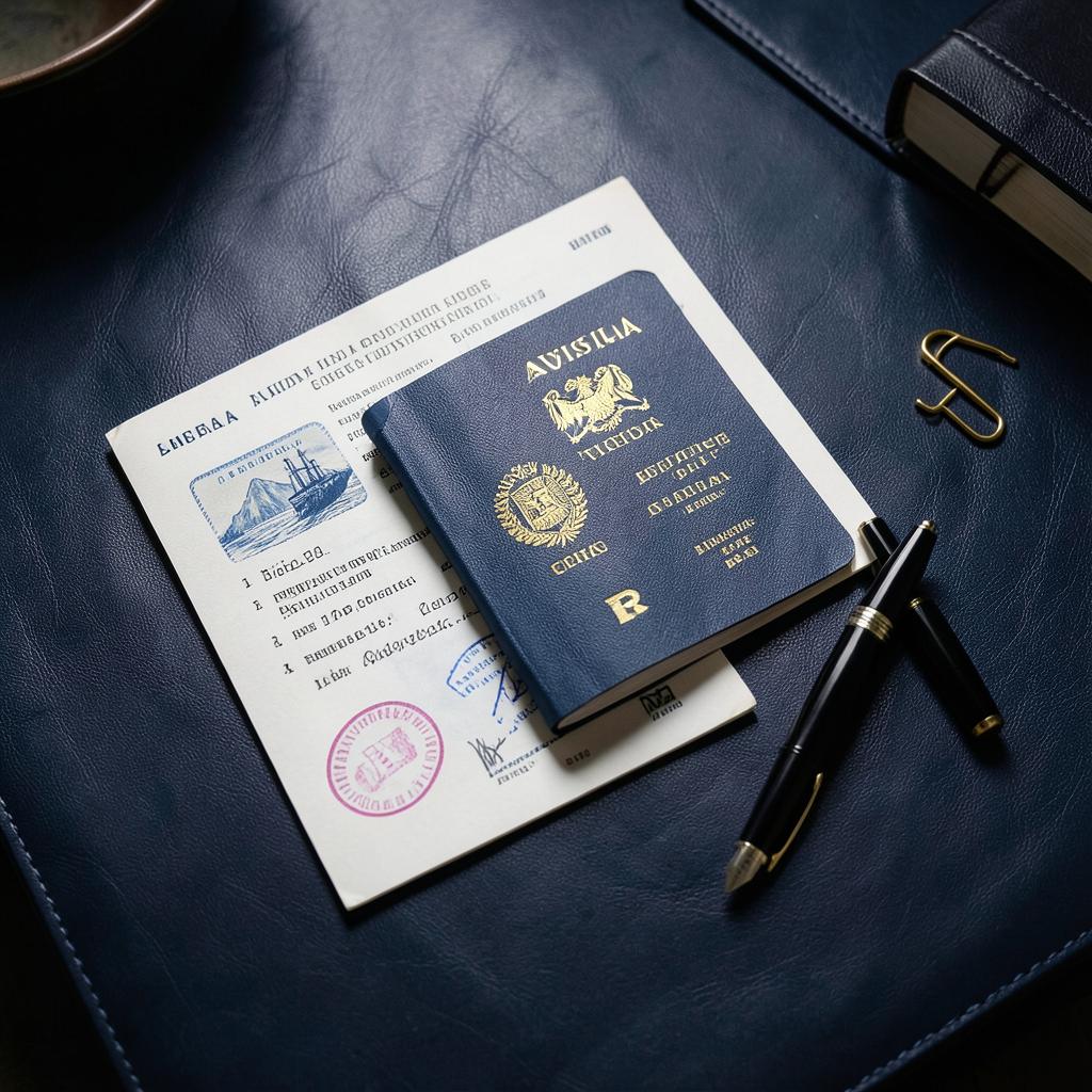 Australian passport and visa documents prepared for lodgement